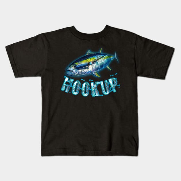 Deep sea fishing designs Kids T-Shirt by Coreoceanart